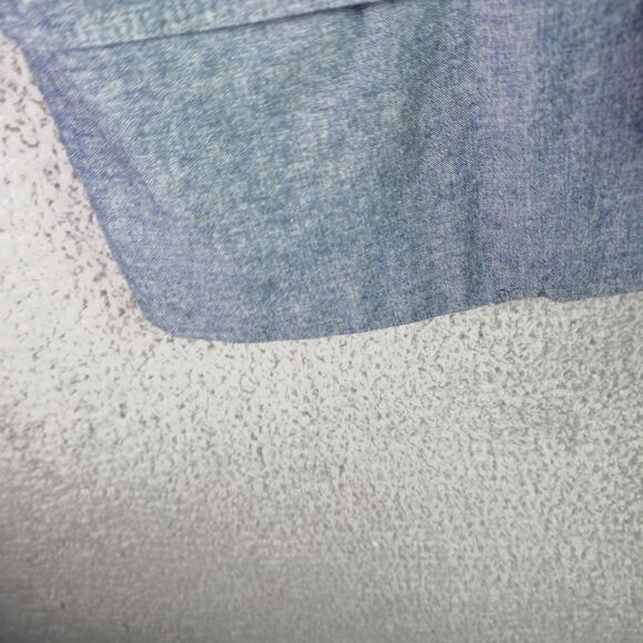 Gap Blue Chambray Preppy Blazer 12 Classic Notch Lapel Single Breasted Lined - Picture 8 of 16